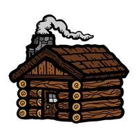 Cabana de madeira