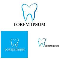 dental logo template ilustração vetorial ícone design vetor