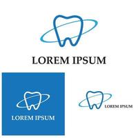 dental logo template ilustração vetorial ícone design vetor