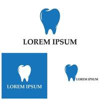 dental logo template ilustração vetorial ícone design vetor