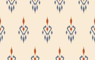 arte ikat abstrata étnica. sem costura padrão em bordados tribais, folclóricos e estilo mexicano. print.design de ornamento de arte geométrica asteca para tapete, papel de parede, roupas, embrulho, tecido, capa, têxtil vetor