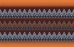 arte ikat abstrata étnica. sem costura padrão em bordados tribais, folclóricos e estilo mexicano. print.design de ornamento de arte geométrica asteca para tapete, papel de parede, roupas, embrulho, tecido, capa, têxtil vetor