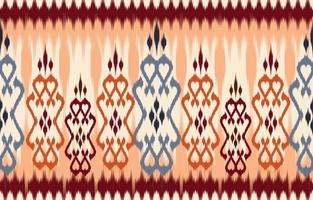 arte ikat abstrata étnica. sem costura padrão em bordados tribais, folclóricos e estilo mexicano. print.design de ornamento de arte geométrica asteca para tapete, papel de parede, roupas, embrulho, tecido, capa, têxtil vetor