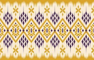 arte ikat abstrata étnica. sem costura padrão em bordados tribais, folclóricos e estilo mexicano. print.design de ornamento de arte geométrica asteca para tapete, papel de parede, roupas, embrulho, tecido, capa, têxtil vetor