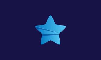 estoque vetor abstrato estrela gradiente cor modelo de design de logotipo material design parte plana 1