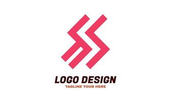 elemento de design de identidade corporativa do logotipo da empresa de negócios abstratos vetor de estoque