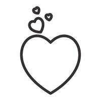linhas hipster amor bolha logotipo símbolo vetor ícone ilustração design gráfico