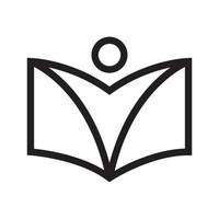 pessoas com linhas de livro logotipo vetor símbolo ícone design ilustração