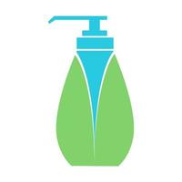 spray com folha natureza logotipo vetor símbolo ícone design ilustração gráfica