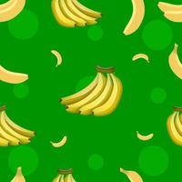 projeto de padrão sem emenda com tema de banana. para papel de parede e motivos de produtos. vetor sem costura