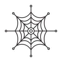 linhas vintage web aranha logotipo símbolo vetor ícone ilustração design gráfico