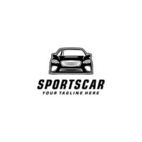 modelo de logotipo de carro esportivo, logotipo perfeito para negócios relacionados à indústria automotiva vetor