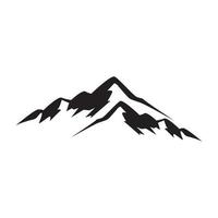 montanha aventura silhueta design de logotipo vetor gráfico símbolo ícone sinal ilustração ideia criativa