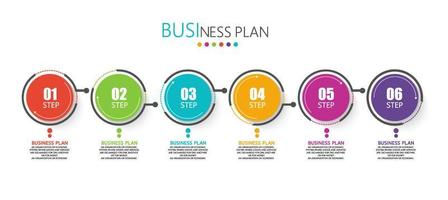 modelo de rótulo infográfico vetorial com opções de ícone ou infográficos de etapas para apresentações de ideias de negócios, pode ser usado para gráficos de informações, apresentações, sites, banners, mídia impressa. vetor