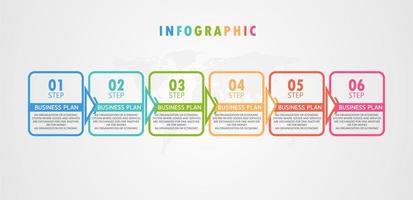 modelo de rótulo infográfico vetorial com opções de ícone ou infográficos de etapas para apresentações de ideias de negócios, pode ser usado para gráficos de informações, apresentações, sites, banners, mídia impressa. vetor