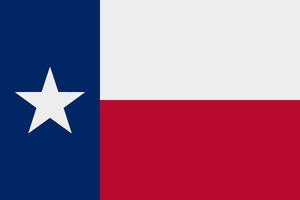 a bandeira do texas ilustração vetorial. vetor