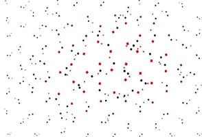 pano de fundo vector vermelho claro com linhas, círculos, losango.