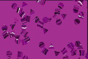 fundo vector roxo claro com triângulos, círculos, cubos.