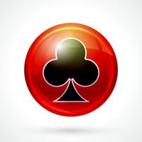 Ícone de jogos de casino vetor