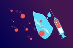 página de destino do site de vacinação. campanha de imunização. cuidados de saúde e proteção. tratamento médico isométrico. ilustração vetorial plana para ícones da web médica, interface do usuário, aplicativo móvel, cartazes vetor