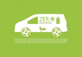 emissão zero para a indústria, eco, médica, poluição, automóvel. vetor