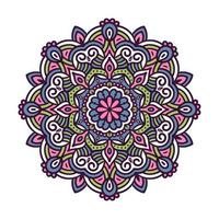 desenho de mandalas. mandala colorida. fundo de mandala vetor