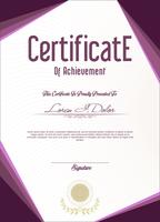 Certificado vetor