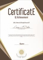 Certificado vetor