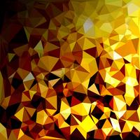 Fundo do mosaico poligonal amarelo, modelos de Design criativo vetor