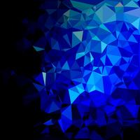 Fundo azul mosaico poligonal, modelos de Design criativo vetor