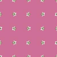 estrela do mar sem costura padrão em fundo rosa pastel. modelos de estrelas do mar marinhas para tecido. vetor