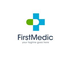 Primeiro Medical Health Logo Icon Vector