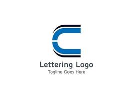 letra c design de logotipo abstrato ícone de marca modelo de ilustração vetorial pro grátis vetor