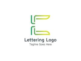vetor livre de tipografia de modelo de design de logotipo letra c