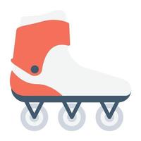 conceitos de patins da moda vetor