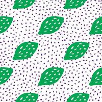 papel de parede engraçado de frutas cítricas. padrão sem emenda de limão verde no estilo doodle. vetor