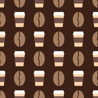 grãos de café torrados para produtos de café vetor