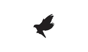 design de ilustração vetorial de pombo preto e branco vetor