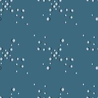 bolhas de padrão sem emenda em fundo azul-petróleo. textura abstrata de sabão para qualquer finalidade. vetor