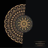 luxo mandala background design.luxury mandala background design. vetor