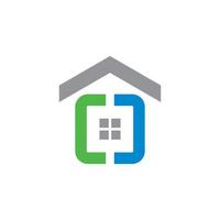 vetor abstrato de construção, logotipo imobiliário