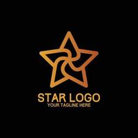 iniciar design de logotipo arte conceitual moderna laranja vetor