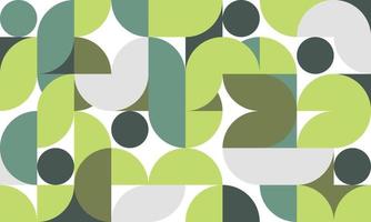 desenho abstrato geométrico abstrato do modelo de cores verdes. fundo decorativo de espaço simples. vetor de ilustração