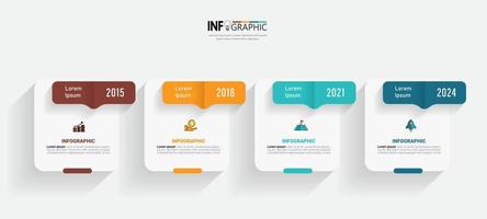 modelo de design de infográficos vetor