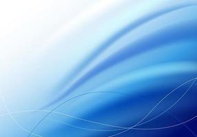 Blue Wave Background Vector