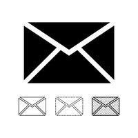 vetor de ícone de e-mail mail