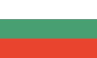 bandeira da bulgária. cores e proporções oficiais. bandeira nacional da bulgária.