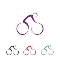 vetor de logotipo de bicicleta