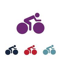 vetor de logotipo de bicicleta