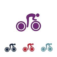 vetor de logotipo de bicicleta